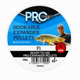 Пелети За Кука Sonubaits Pro Hookable Expander Pellets F1 6mm 100g
