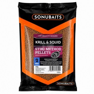 Пелети Sonubaits Krill & Squid Stiki Method Pellets 2mm 650g