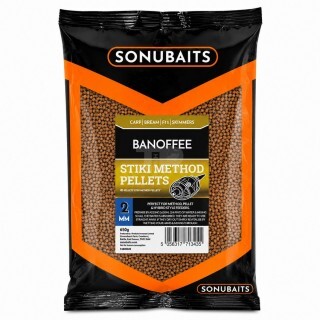 Пелети Sonubaits Banoffee Stiki Method Pellets 2mm 650g