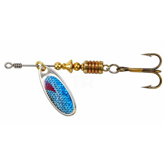 Въртяща блесна DAM Effzett FZ Nature #3 – 6 g – Silver/Blue