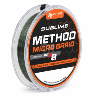 Плетено Влакно За Повод Nytro Sublime PE-X8 Method Micro Braid 0.04 mm / 9 lb – 50 m