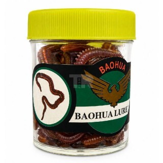 BaoHua Lure Artificial Worms Brown – Изкуствени Кафяви Червеи