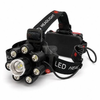 BL-T88-8 Акумулаторен LED Челник С 8 Светлини