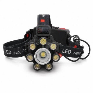 BL-T88-8 Акумулаторен LED Челник С 8 Светлини