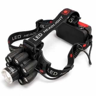 BL-T88-8 Акумулаторен LED Челник С 8 Светлини
