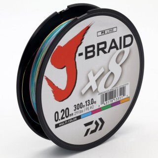 DAIWA J- Braid PE x8 Multicolor, 300m - Плетено влакно