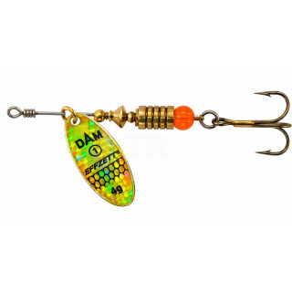 Въртяща блесна DAM Effzett Predator Spinner #1 – 4 g – Holographic Gold
