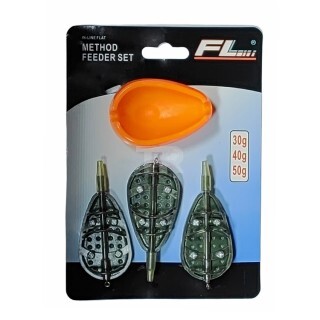Метод фидер хранилки с преса FL Method Feeder Set 30/40/50 g
