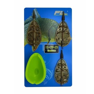Метод фидер хранилки с преса FL Method Feeder Set 15/20/25 g