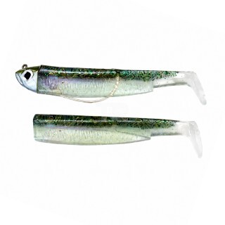 Fiiish Black Minnow No1 Combo Jig Head 3g + 2 Lure Bodies 7cm Ghost Minnow