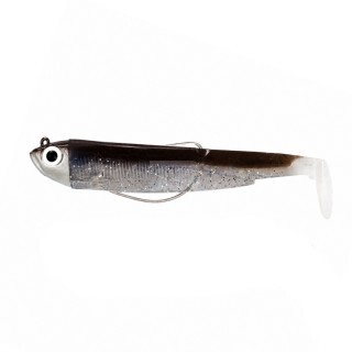 Fiiish Black Minnow No1 Combo Jig Head 3g + 2 Lure Bodies 7cm Sexy Brown