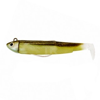 Fiiish Black Minnow No1 Combo Jig Head 4.5g + 2 Lure Bodies 7cm Sprakling Brown
