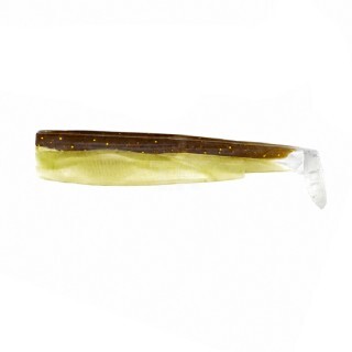 Fiiish Black Minnow No1 Combo Jig Head 4.5g + 2 Lure Bodies 7cm Sprakling Brown