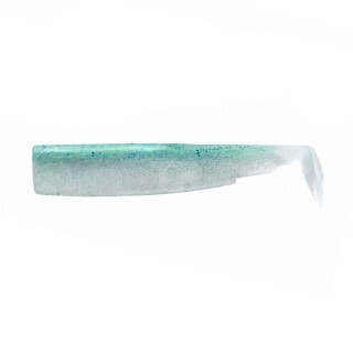 Fiiish Black Minnow No1 Combo Jig Head 6g + 2 Lure Bodies 7cm Green Glitter