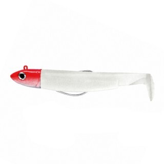 Fiiish Black Minnow No1 Combo Jig Head 6g + 2 Lure Bodies 7cm White