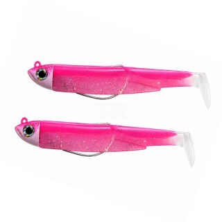 Силиконова примамка Fiiish Black Minnow No1 Double Combo 7cm 3g Fluo Pink