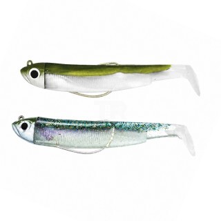 Силиконова примамка Fiiish Black Minnow No1 Double Combo 7cm 3g Ghost Minnow/Kaki
