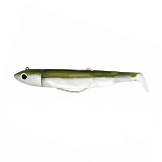 Силиконова примамка Fiiish Black Minnow No1 Double Combo 7cm 6g Kaki/Ghost Minnow