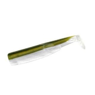 Fiiish Black Minnow No2 Combo Jig Head 10g + 2 Lure Bodies 9cm Kaki