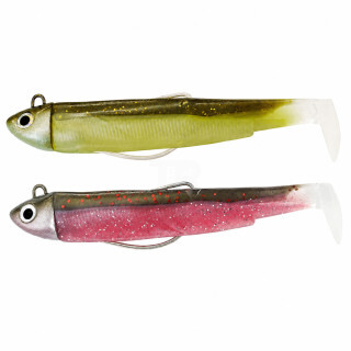 Fiiish Black Minnow №2 Double Combo Search 8 g 9 cm Sparkling Brown/Pink