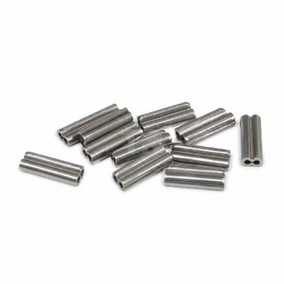 FilStar Pro Double Brass Tube F-6020 1.0mm – Двойни Месингови Кримп Тръбички 12pcs