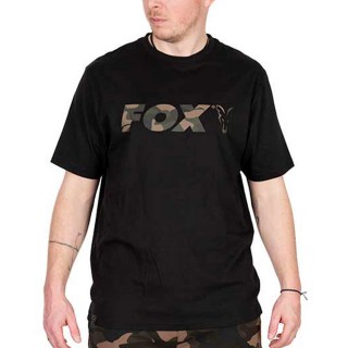 Тениска FOX Camo Logo T- Shirt Black