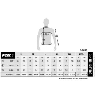 Тениска FOX Collection T- Shirt Black/ Orange 