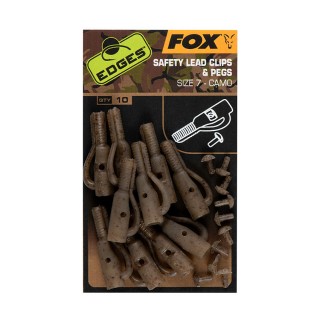 Шлаух за сейфти клипс FOX EDGES™ Camo Safety Lead Clip & Pegs Size 7