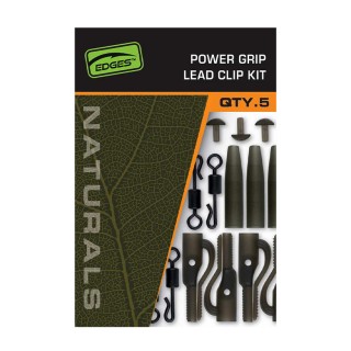 Комплект за сейфти монтаж FOX EDGES™ Naturals Power Grip Lead Clip Kit