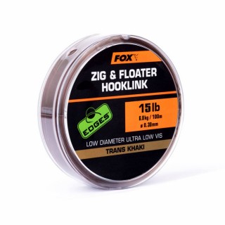 FOX EDGES™ Zig & Floater Hooklink, 100 m - Влакно за поводи