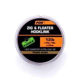 FOX EDGES™ Zig & Floater Hooklink, 100 m - Влакно за поводи