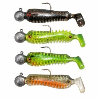Fox Rage Ultra UV Micro Spikey Fry 4cm 3g Mixed Colour Loaded – Силиконови Примамки 4pcs