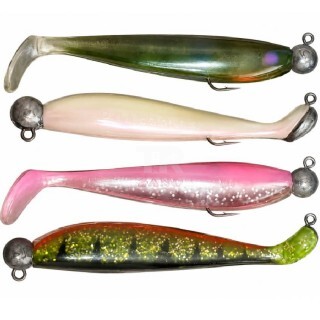 Fox Rage Ultra UV Zander Pro Shad Loaded 12cm 12g Mixed Colours – 4pcs