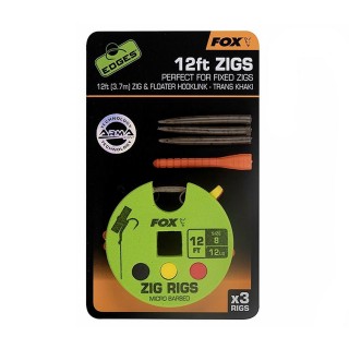 Готов зиг-риг монтаж Fox EDGES™ Zig Rigs - 12ft (3.7m)