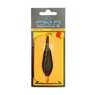 Готов шаранджийски монтаж Pro FL Distance Swivel Lead 99 g