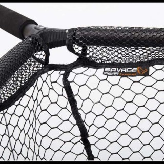 Плуващ кеп SAVAGE GEAR Pro Finezze Rubber Landing Net- XL