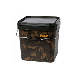 Кофа с капак FOX Camo Square Bucket 17 L