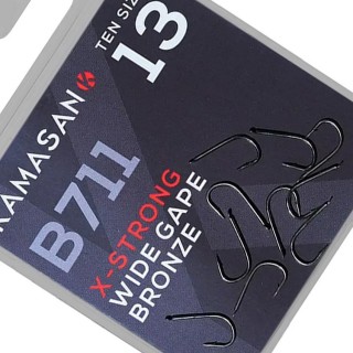 Куки KAMASAN B711 X Strong Wide Gape Bronze