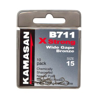 Куки KAMASAN B711 X Strong Wide Gape Bronze