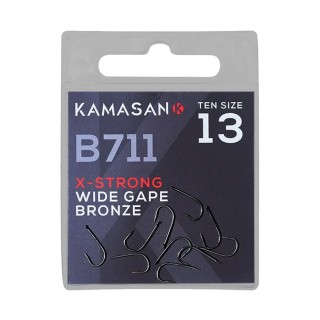 Куки KAMASAN B711 X Strong Wide Gape Bronze