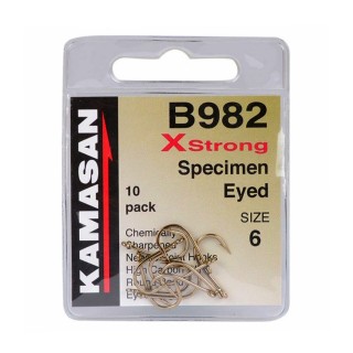 Куки KAMASAN B982 X Strong Speciment Eyed