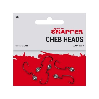 Куки офсетни с чебурашка KORUM Snapper Cheb Head