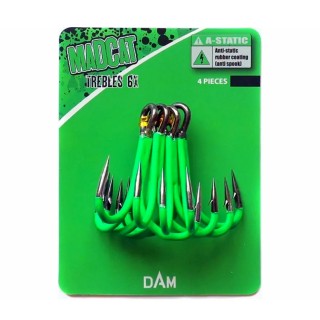Куки MADCAT A-Static Treble 6X Hook