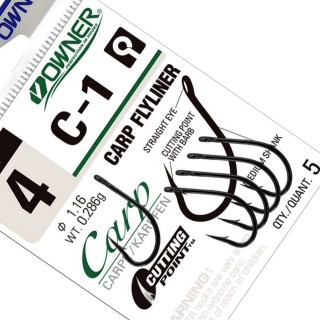 Куки OWNER Carp Flyliner C-1