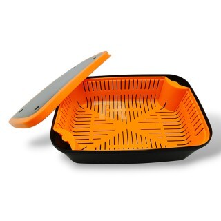 Кутия за овлажняване пелети PRO FL Bait Box Orange 3 l
