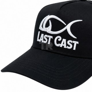 Last Cast Classic Cap White Logo