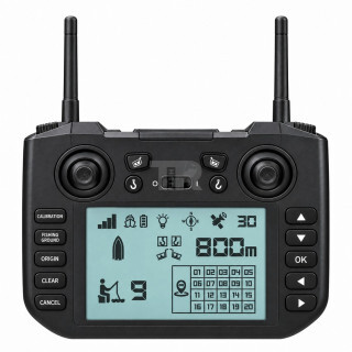 Лодка За Захранка V080 GPS С Две Отделения – Карбон