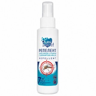 Lumi Insect Репелент срещу комари и кърлежи с евкалиптово масло 100 ml