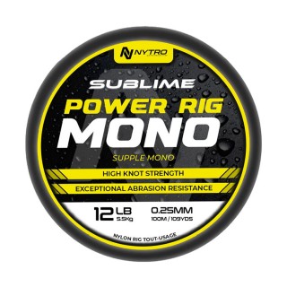 NYTRO SUBLIME Power Rig, 100m - Монофилно влакно за поводи