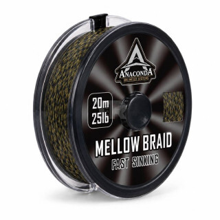 Плетен Повод Anaconda Fast Sinking Mellow Braid 20 m – 25 lb